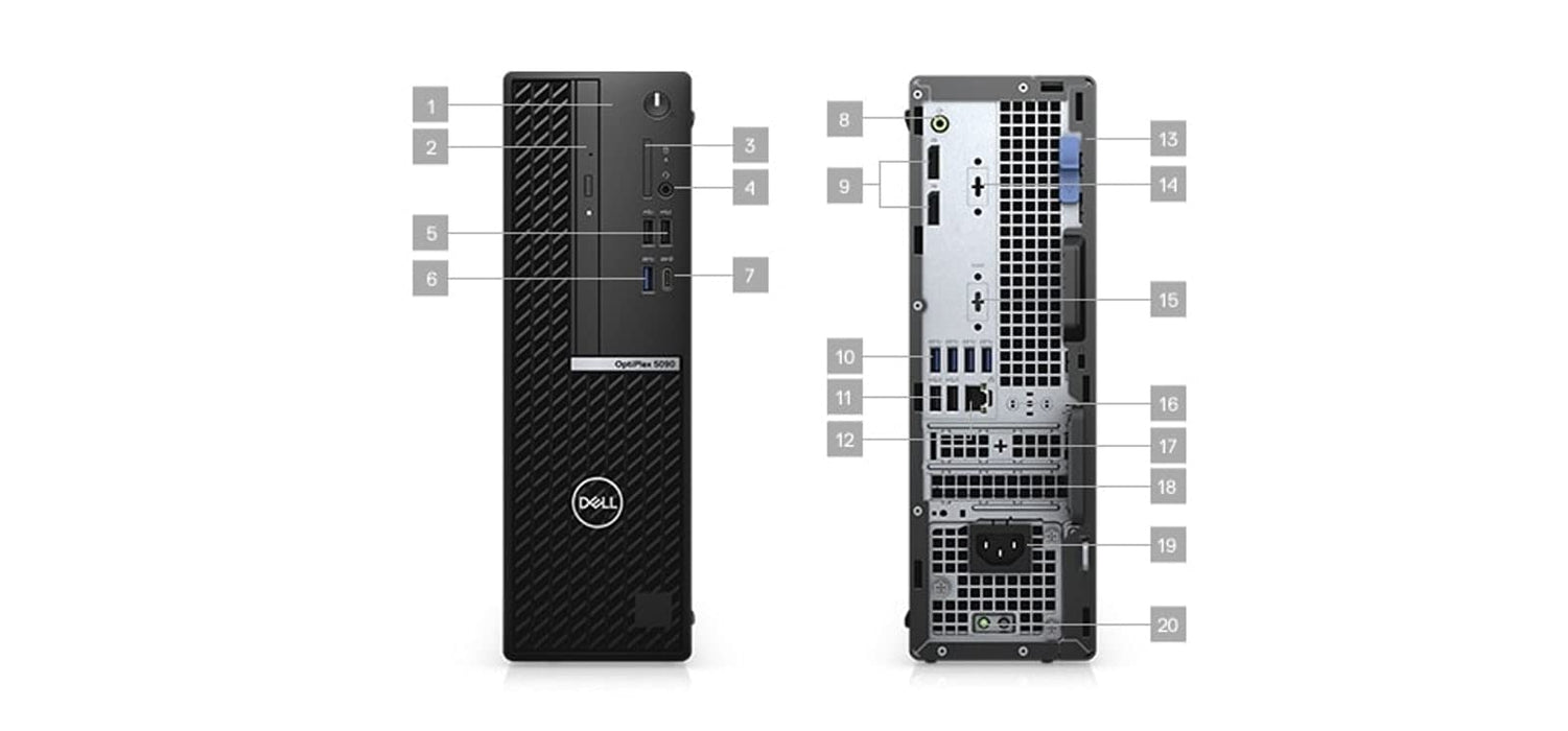 Dell Optiplex 5000 (SFF) i7, 32GB/512GB, Windows 11 - A | Záruka: 1 rok