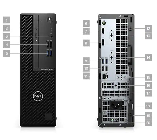 Dell Optiplex 3080 SFF i5, 16GB/512GB, Windows 11 - B | Záruka: 1 rok
